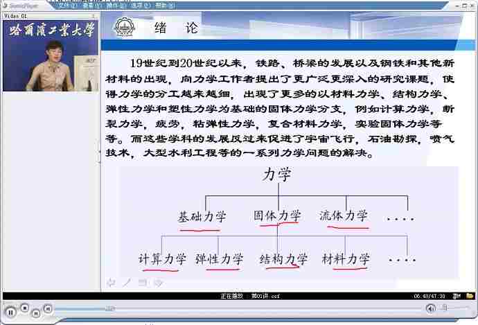 工程力学视频教程 材料力学视频 理论力学视频 张莉76讲 哈工大